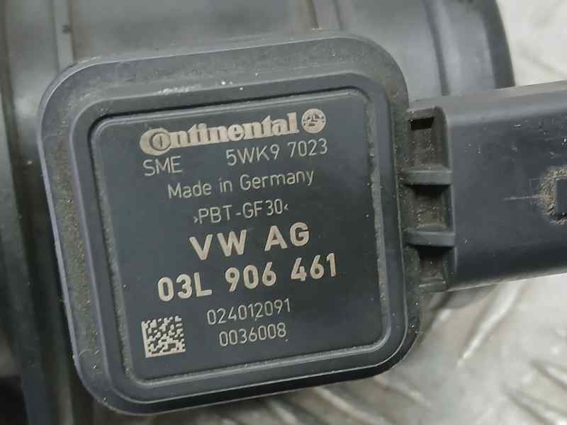 Recambio de caudalimetro para volkswagen golf vi (5k1) advance bluemotion referencia OEM IAM 03L906461 5WK97023 CONTINENTAL