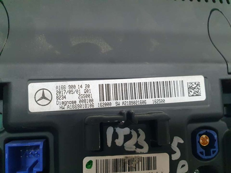 Recambio de sistema navegacion gps para mercedes-benz clase b (w246) b 180 cdi (246.212) referencia OEM IAM A1669001420 A2C12607
