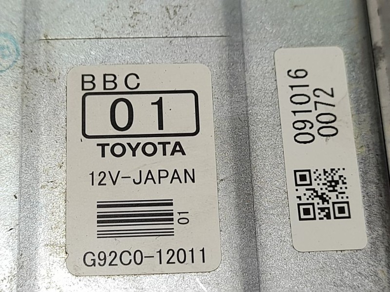 Recambio de modulo electronico para toyota corolla (e15) active referencia OEM IAM G92C012011  