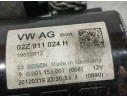 Recambio de motor arranque para volkswagen golf vi (5k1) advance bluemotion referencia OEM IAM 02Z911024H 0001153007 BOSCH