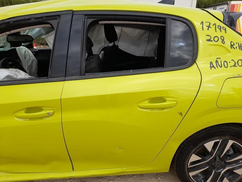 Recambio de puerta trasera izquierda para peugeot 208 ii (ub_, up_, uw_, uj_) 1.2 puretech 100 referencia OEM IAM 9827577980 TOC