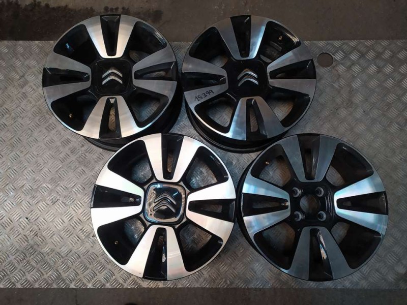 Recambio de juego llantas aluminio para citroën c3 feel referencia OEM IAM 6.5X16 4 TORN ET 20 ALUMINIO 