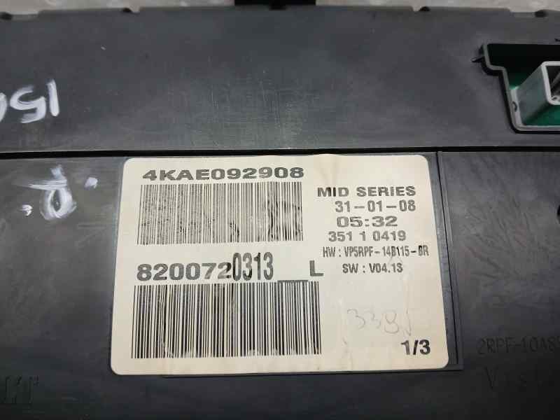 Recambio de cuadro instrumentos para renault megane ii berlina 5p confort dynamique referencia OEM IAM 8200720313L  