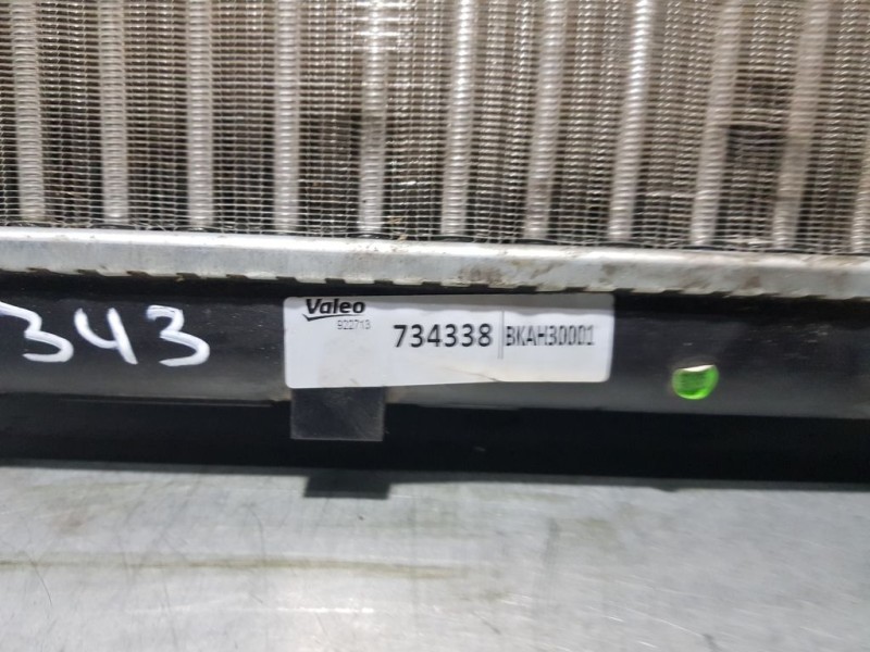 Recambio de radiador agua para citroën berlingo xtr 1,6 hdi 92 referencia OEM IAM 734338  VALEO