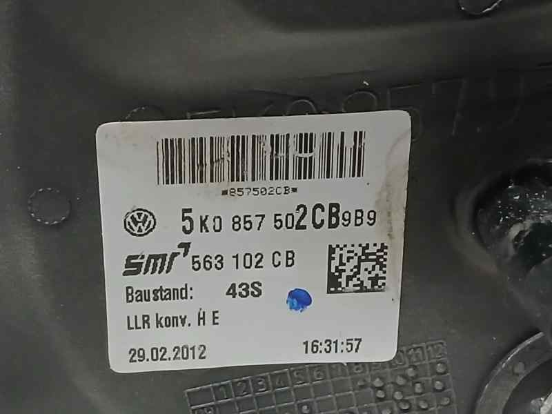 Recambio de retrovisor derecho para volkswagen golf vi (5k1) advance bluemotion referencia OEM IAM 5K0857502CB 563102CB ELECTRIC