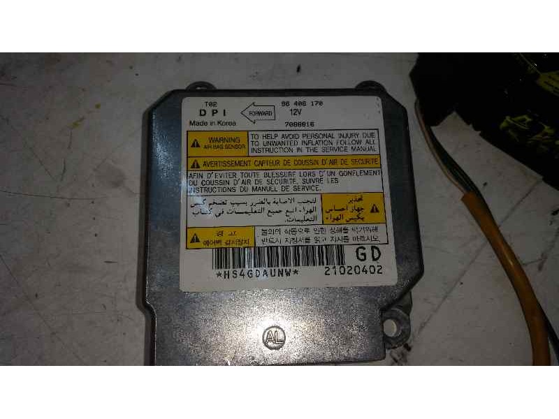 Recambio de kit airbag para daewoo kalos 1.2 se referencia OEM IAM   
