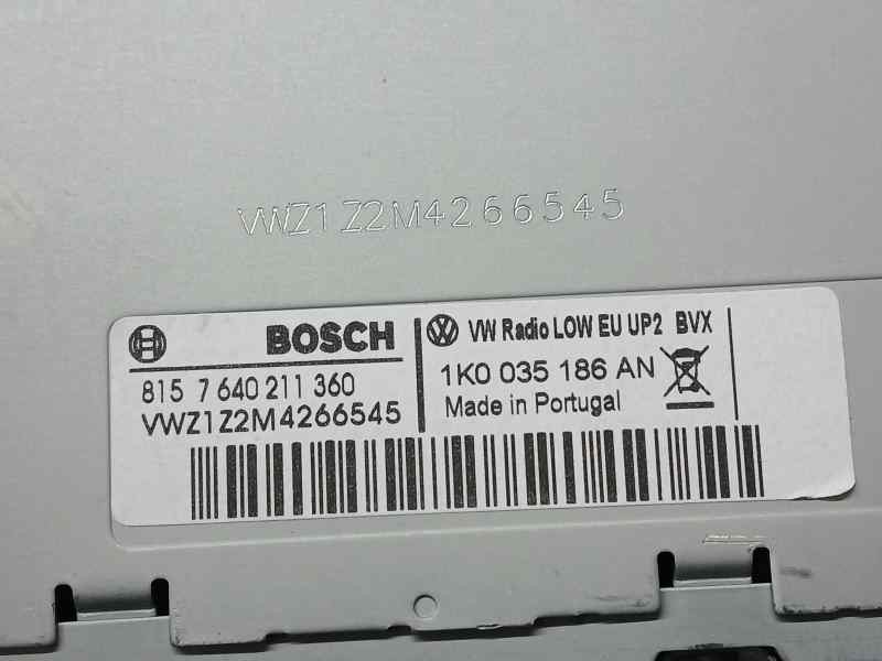 Recambio de sistema audio / radio cd para volkswagen golf vi (5k1) advance bluemotion referencia OEM IAM 1K0035186AN 7640211360 