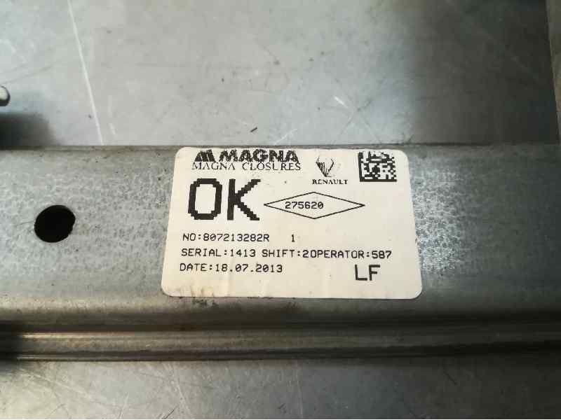 Recambio de elevalunas delantero izquierdo para dacia sandero stepway referencia OEM IAM 807213282R 2 PINS ELECTRICO