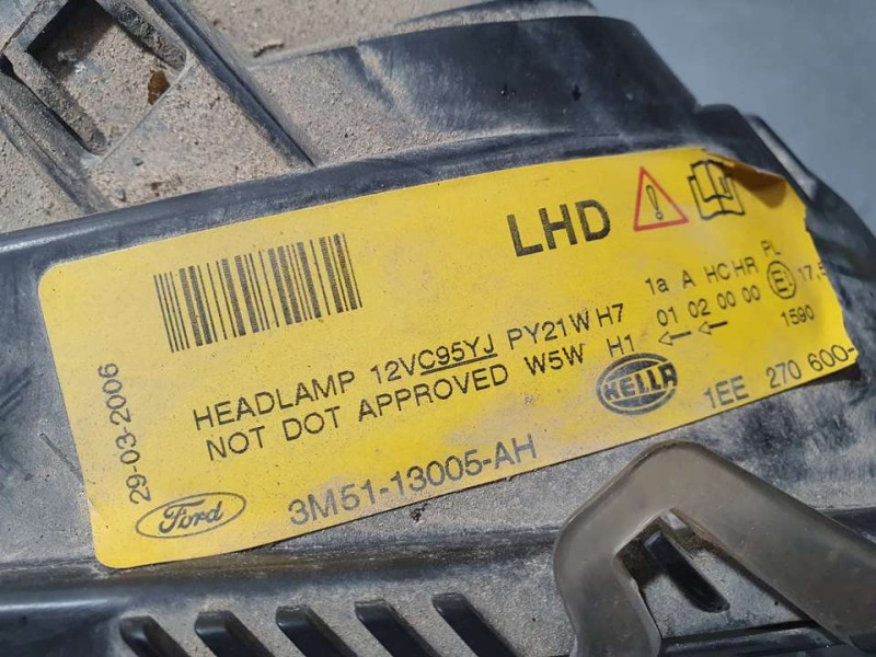 Recambio de faro derecho para ford focus c-max (cap) ambiente (d) referencia OEM IAM 1347459 1EE270600 HELLA