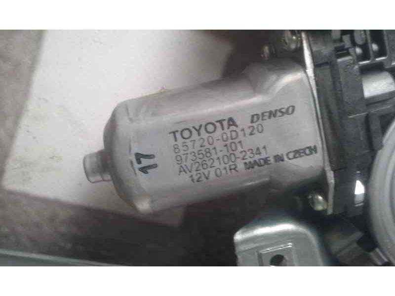 Recambio de elevalunas trasero derecho para toyota yaris hsd active referencia OEM IAM 857200D120 AV2621002341 ELECTRICO