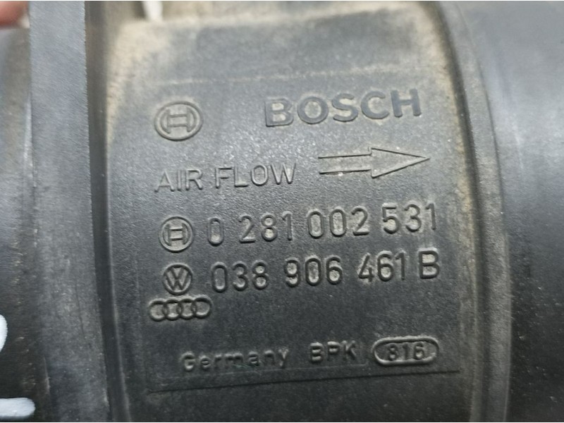 Recambio de caudalimetro para skoda fabia combi (5j5) style referencia OEM IAM 038906461B 0281002531 BOSCH