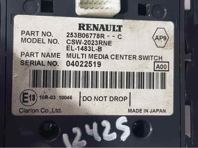 Recambio de mando multifuncion para renault koleos dynamique referencia OEM IAM 253B06778R 04022519 CLARION
