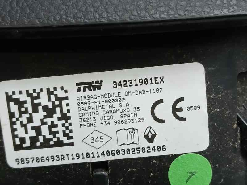 Recambio de kit airbag para renault captur ii experience referencia OEM IAM 681003848R 34231901EX C/ SALPICADERO Y SIN PRETENSOR
