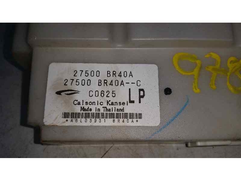 Recambio de mando climatizador para nissan qashqai+2 (jj10) acenta referencia OEM IAM 27500BR40A  