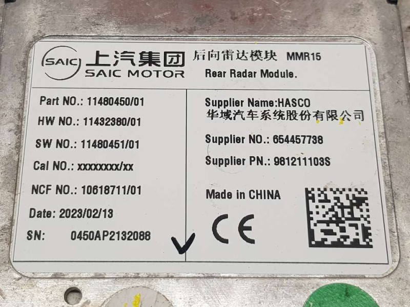 Recambio de modulo electronico para mg zs 1.0 t-gdi referencia OEM IAM 10618711  