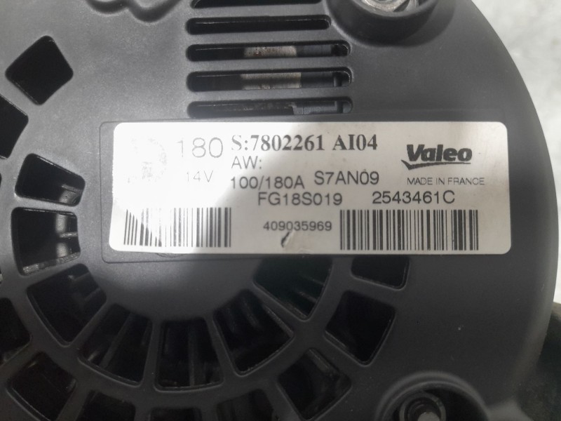 Recambio de alternador para bmw serie 3 berlina (e46) 316i referencia OEM IAM 7802261 VALEO 2543461C