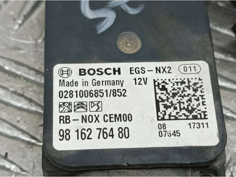 Recambio de sonda lambda para toyota proace furgon referencia OEM IAM 9816276480 0281006851852 BOSCH
