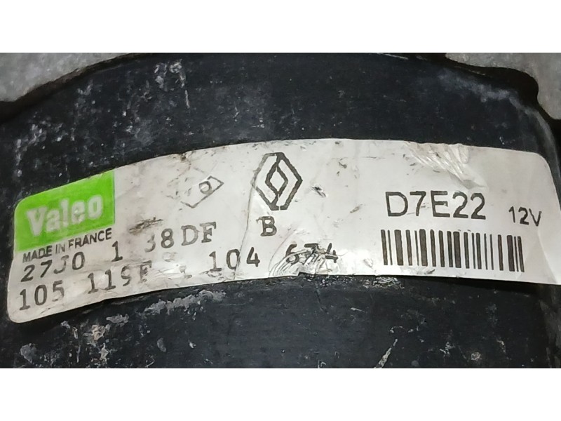 Recambio de motor arranque para renault megane i (ba0/1_) 1.4 16v (ba0d, ba1h, ba0w, ba10) referencia OEM IAM 7711134530 VALEO D