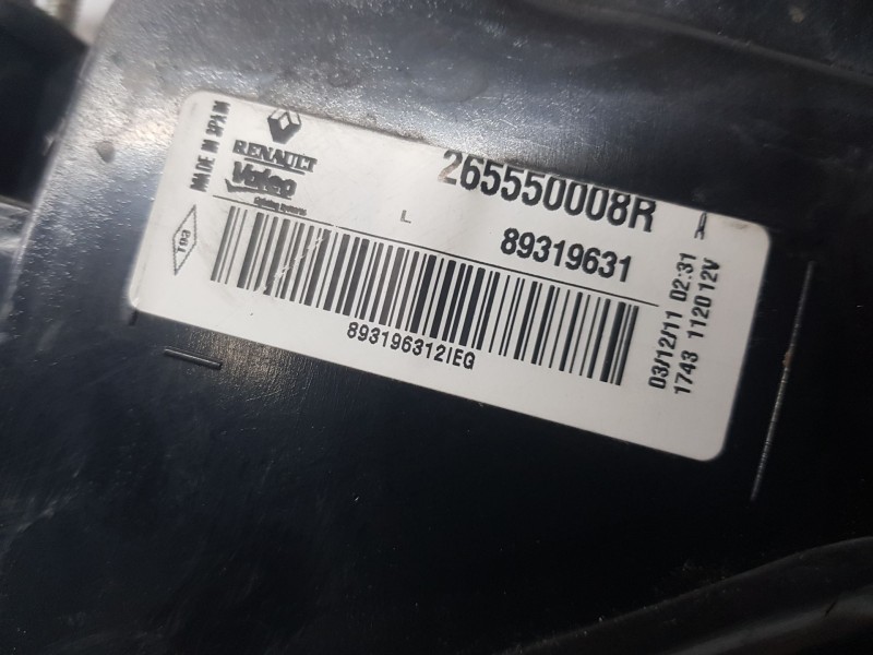 Recambio de piloto trasero izquierdo para renault megane iii coupe color edition referencia OEM IAM 265550008R  