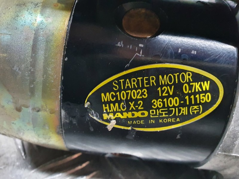 Recambio de motor arranque para hyundai accent (x3) 1.3 ls referencia OEM IAM 3610011150  