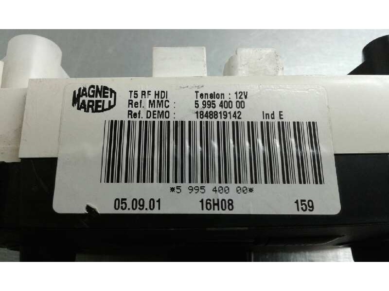 Recambio de mando calefaccion / aire acondicionado para peugeot 307 (s1) 2.0 hdi cat referencia OEM IAM 599540000 1000000619331 