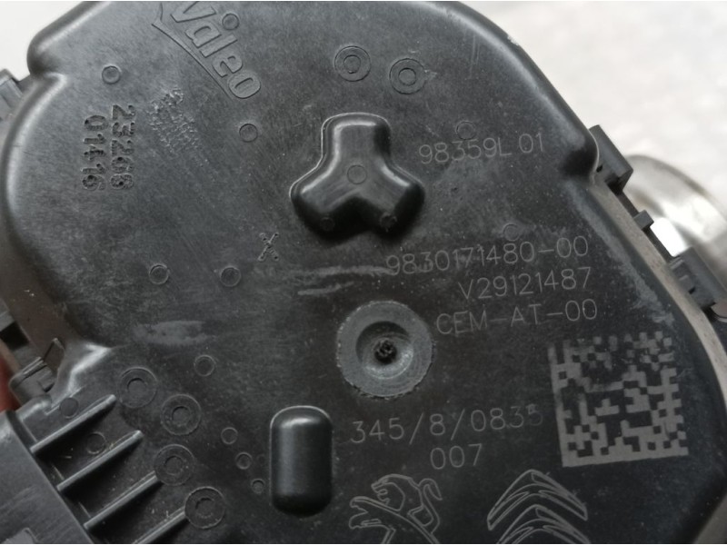 Recambio de caja mariposa para peugeot 2008 (p1) 1.5 blue-hdi fap referencia OEM IAM 9830171480 V29121484 VALEO