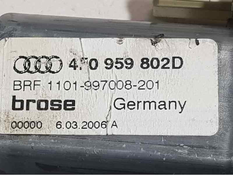 Recambio de motor elevalunas delantero derecho para audi a6 berlina (4f2) 2.0 tfsi referencia OEM IAM   4 PINS