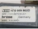 Recambio de motor elevalunas delantero derecho para audi a6 berlina (4f2) 2.0 tfsi referencia OEM IAM   4 PINS