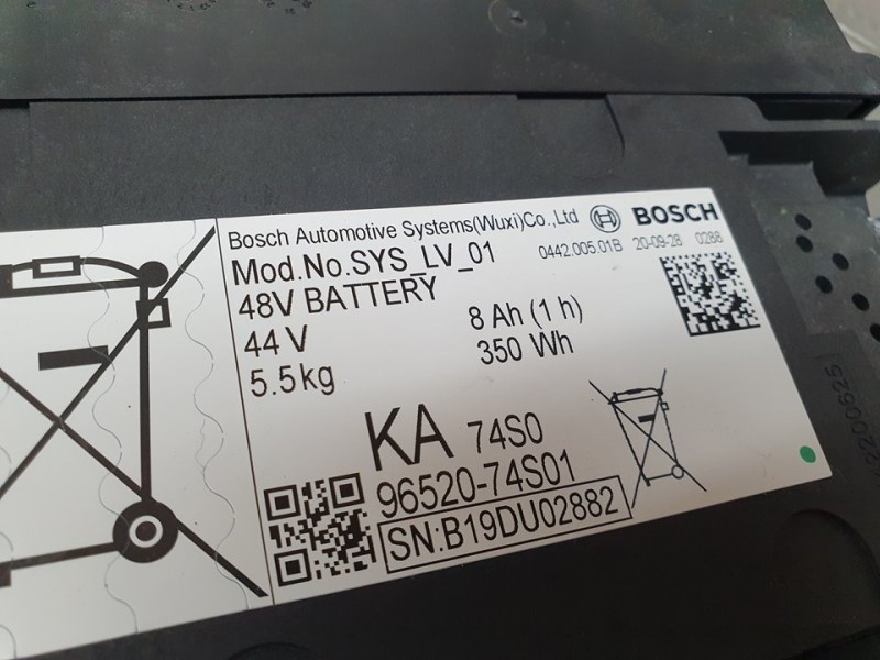 Recambio de bateria para suzuki swift (az) sport hibrid referencia OEM IAM 9652074S01 B19DU02882 