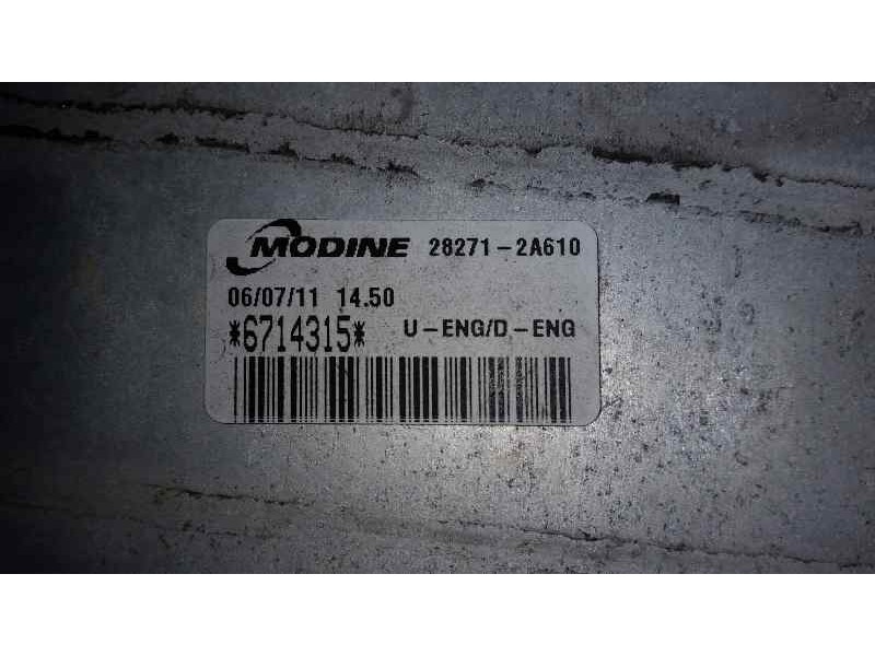 Recambio de intercooler para hyundai i30 classic referencia OEM IAM 6714315 282712A610 MODINE