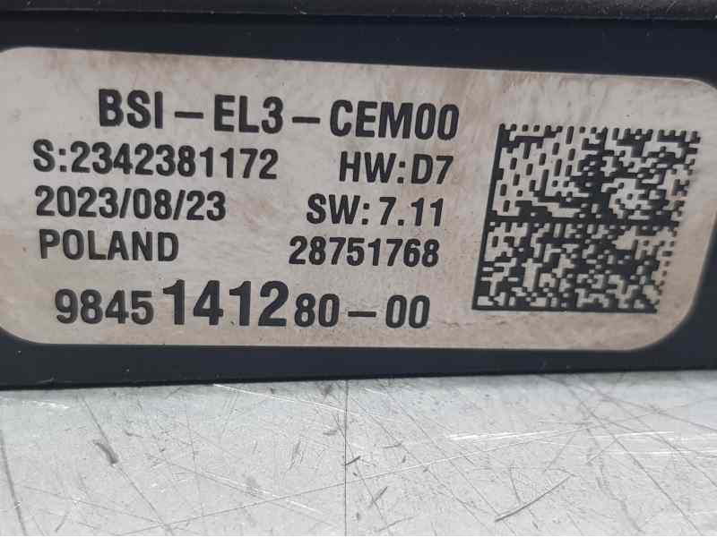 Recambio de caja reles / fusibles para citroën jumpy furgon control m referencia OEM IAM 9845141280  