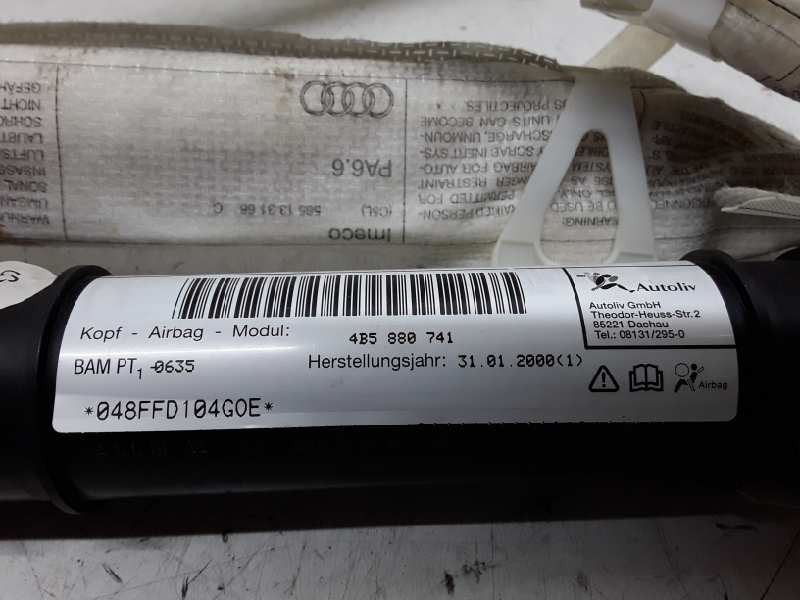 Recambio de airbag cortina delantero izquierdo para audi a6 berlina (4b2) 2.5 tdi referencia OEM IAM 4B5880741  