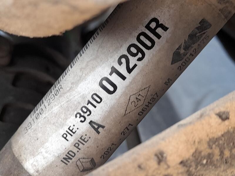 Recambio de transmision delantera derecha para nissan nv250 furgoneta (x61) dci 80 referencia OEM IAM 391001290R  