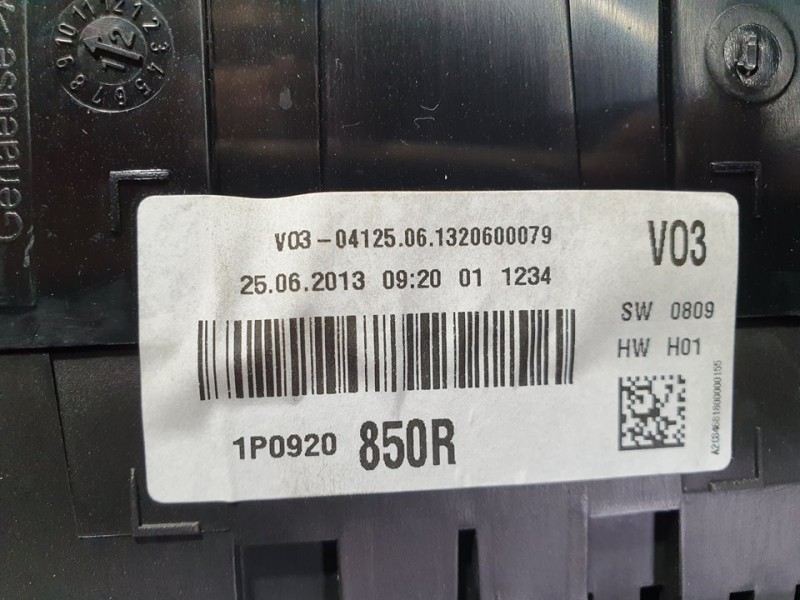 Recambio de cuadro instrumentos para seat altea xl (5p5) stylance / style referencia OEM IAM 1P0920850R A2C84681800 VDO