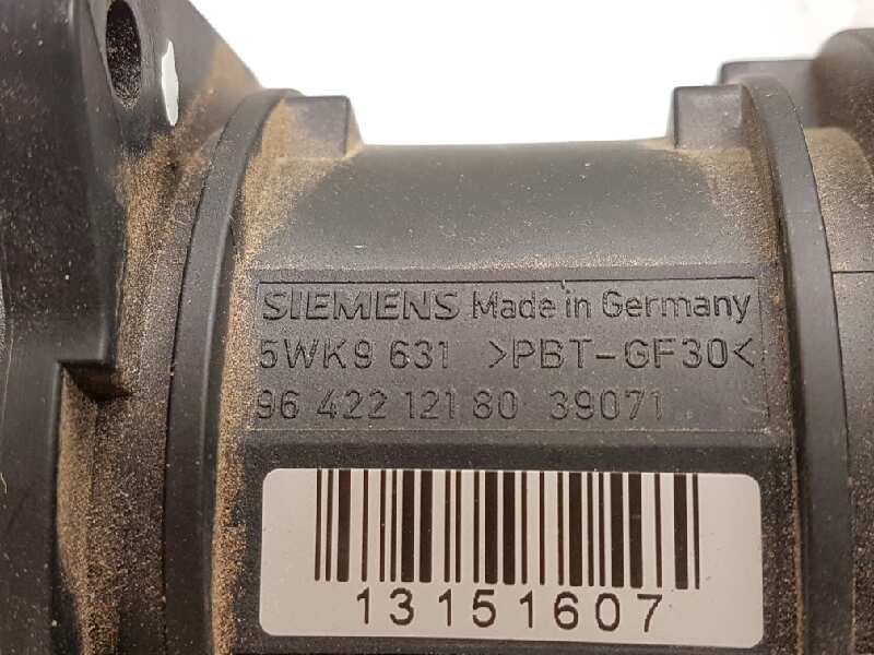 Recambio de caudalimetro para ford fiesta (cbk) ambiente referencia OEM IAM 9642212180 5WK9631 SIEMENS