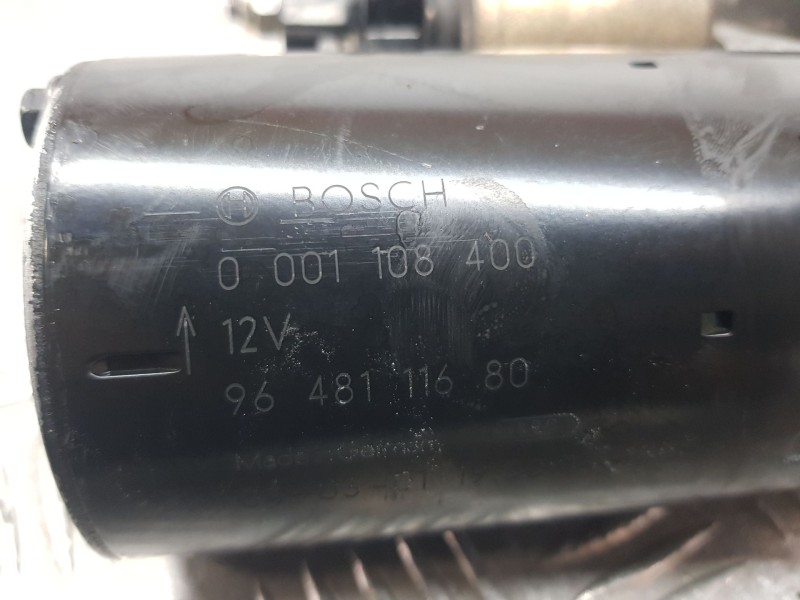 Recambio de motor arranque para citroën xsara picasso (n68) 2.0 hdi referencia OEM IAM 9648111680 BOSCH 0001108400