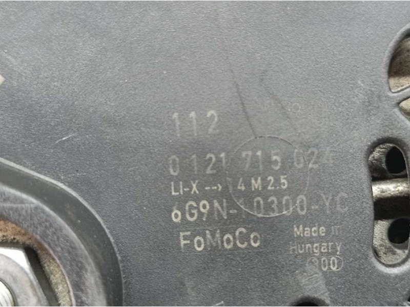 Recambio de alternador para land rover freelander (lr2) td4 s referencia OEM IAM 6G9N10300YC 0121715624 BOSCH