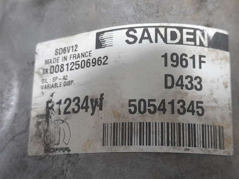 Recambio de compresor aire acondicionado para fiat fiorino furgoneta/monovolumen (225_) 1.3 d multijet (225cxg1a, 225axl1a, 225a