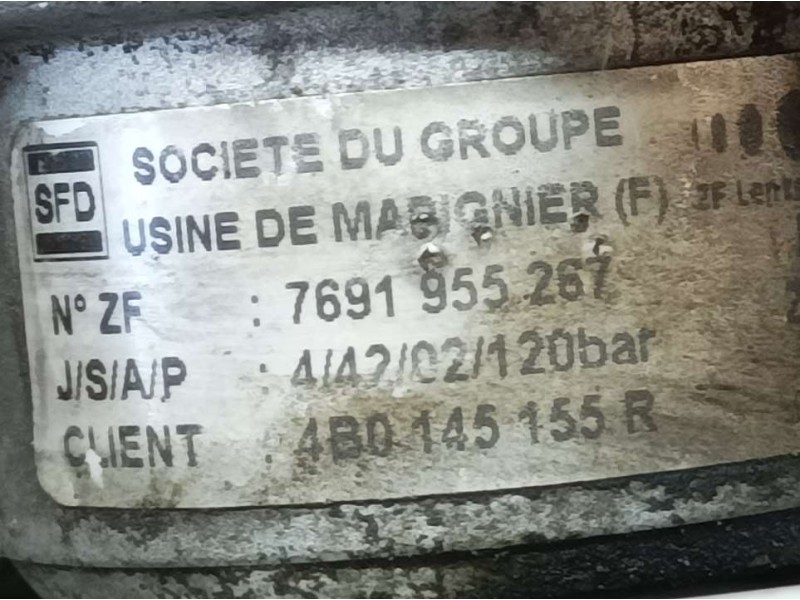 Recambio de bomba direccion para audi a6 berlina (4b2) 2.5 tdi quattro referencia OEM IAM 4B0145155R 7691955267 ZF