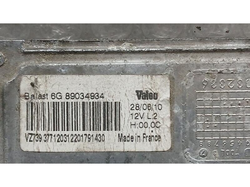 Recambio de centralita faros xenon para renault espace iv (jk0) emotion referencia OEM IAM 89034934 VALEO LADO IZQUIERDO 