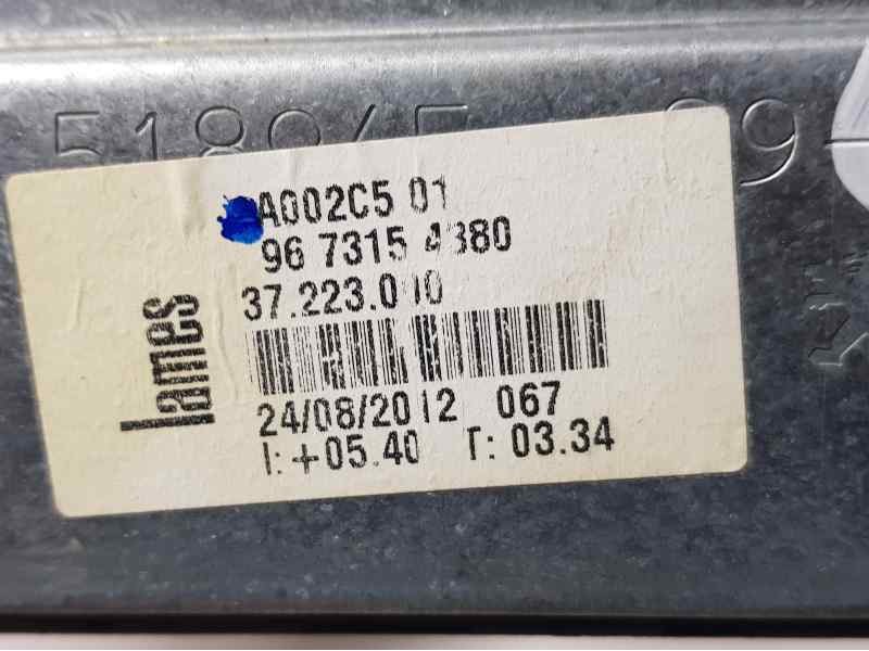 Recambio de elevalunas delantero derecho para peugeot 208 access referencia OEM IAM 9673154380 37223010 LAMES ELECTRICO 2 PINS