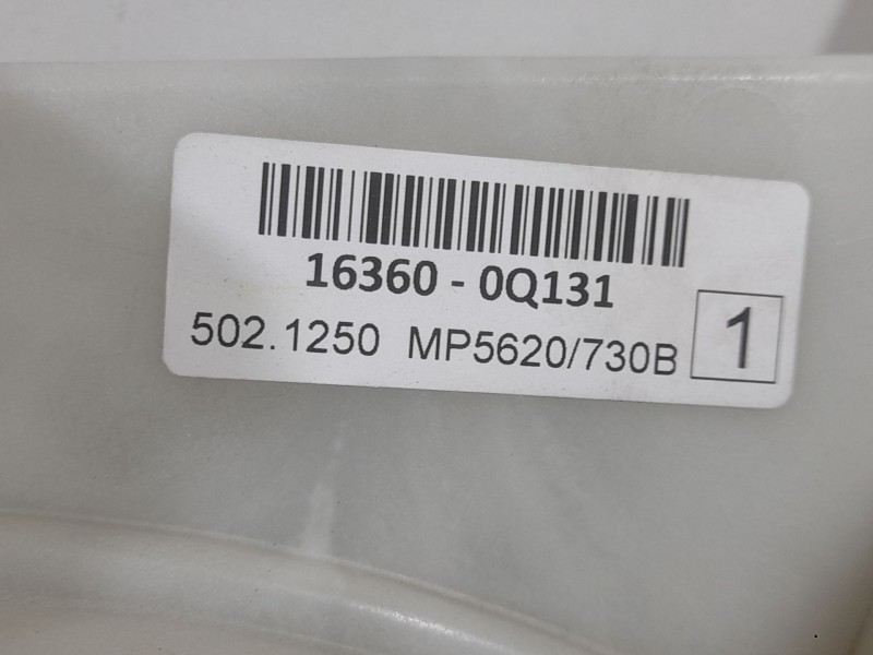 Recambio de electroventilador para toyota aygo x play referencia OEM IAM 163600Q131  