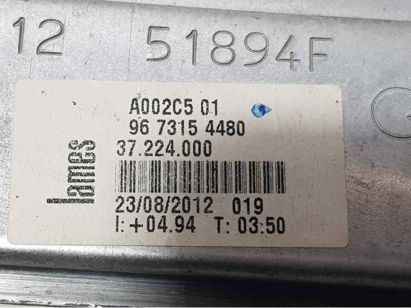 Recambio de elevalunas delantero izquierdo para peugeot 208 access referencia OEM IAM 9673154480 2 PINS ELECTRICO