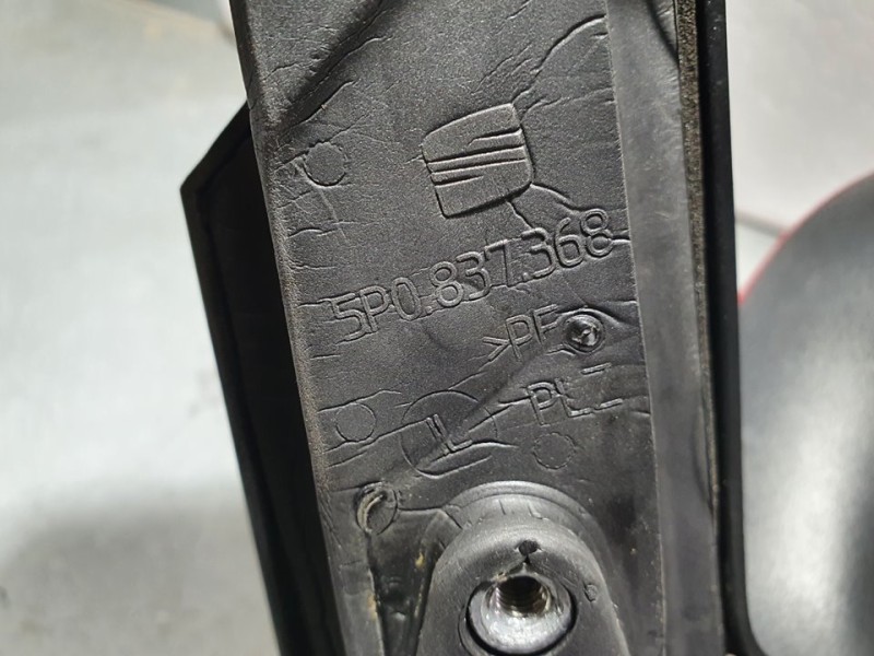 Recambio de retrovisor derecho para seat altea xl (5p5) stylance / style referencia OEM IAM 5P0837368  ELECTRICO 7 CABLES