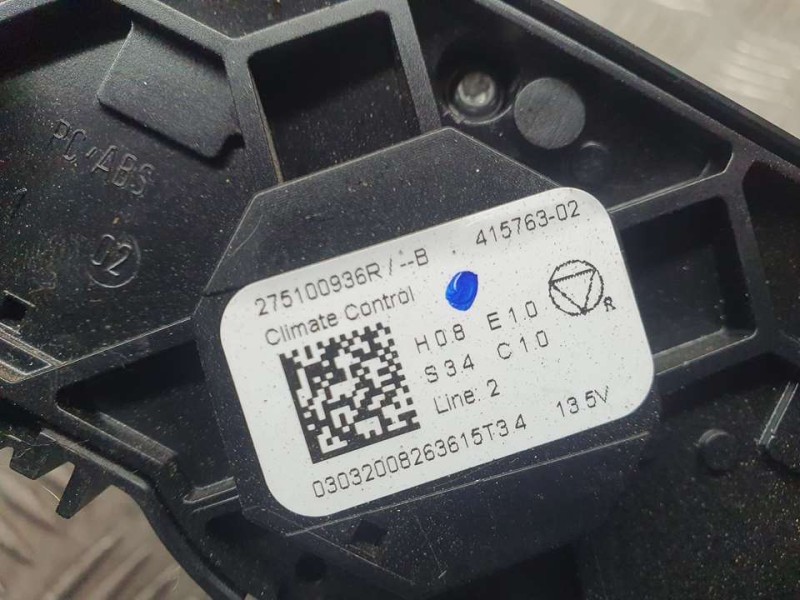 Recambio de mando climatizador para renault captur ii experience referencia OEM IAM 275100936R 41576302 