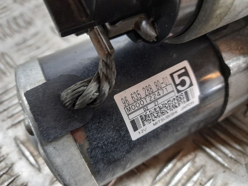 Recambio de motor arranque para peugeot 208 access referencia OEM IAM 9663528880 M000T22471 MITSUBISHI