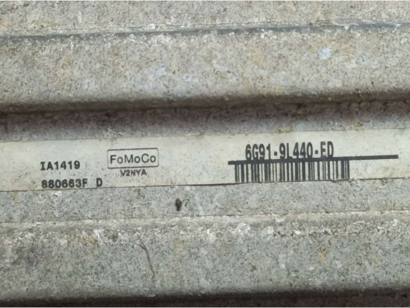 Recambio de intercooler para land rover freelander (lr2) td4 s referencia OEM IAM 6G919L440ED 880663FD VALEO