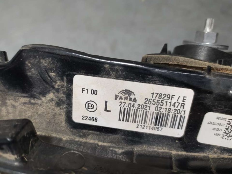 Recambio de piloto trasero izquierdo para renault clio v zen referencia OEM IAM 265551147R 17829F INTERIOR