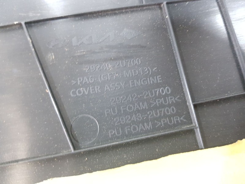 Recambio de tapa motor para kia sportage v (nq5) 1.6 crdi mhev referencia OEM IAM 292402U700  