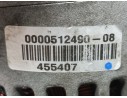 Recambio de alternador para citroën c-crosser xtr referencia OEM IAM 0000512490 TG15C053 